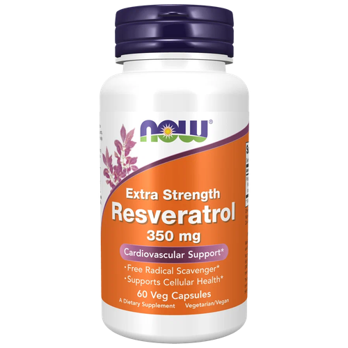 Extra Strength Resveratrol, 350 мг, 350 мл, 100 г, 60 шт. фотография