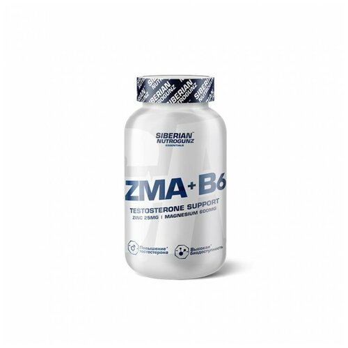 Комплекс ZMA + B6 Nutrimix 60 капсул, повышение тестостерона, либидо и гормона роста фотография