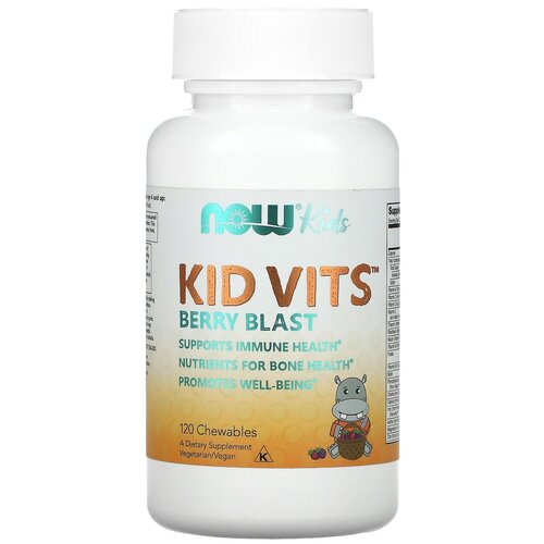 Kid Vits Berry Blast таб жев., 250 г, 120 шт., ягодный фотография