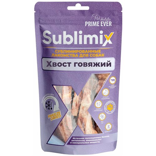 Лакомство для собак хвост говяжий Prime Ever Sublimix, 100 г купить за 460 руб, фото