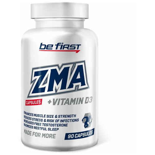 Be First ZMA + Vitamin D3 (90 капс.), 150 г фотография