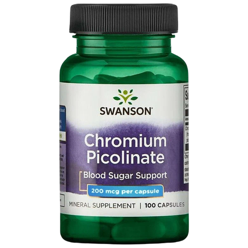 Chromium Picolinate, 200 мкг, 100 шт. фотография