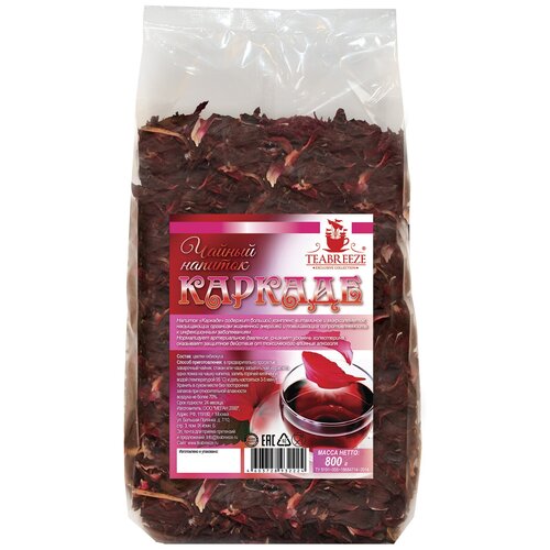 TeaBreeze чай Чайный напиток красный Teabreeze Каркаде, 800 г фотография