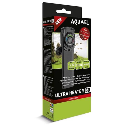 Цилиндрический нагреватель AQUAEL ULTRA HEATER 50W (15-50 л) 50 Вт 25 – 50 л купить за 3085 руб, фото