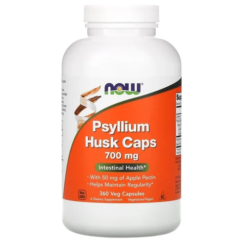 БАД NOW Psyllium Husk Caps капс., 400 г, 700 мг, 360 шт. фотография