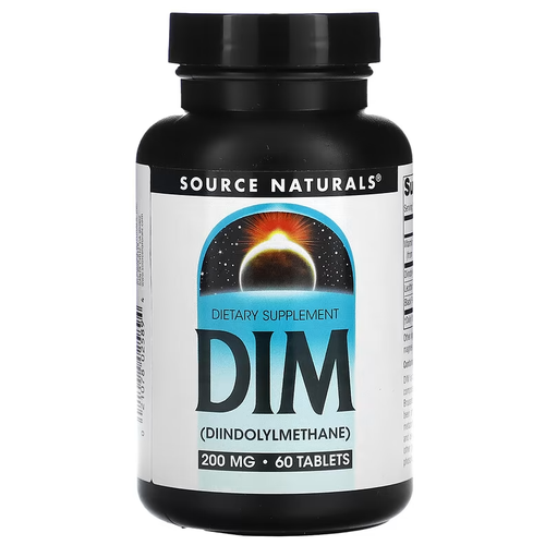 Таблетки Source Naturals DIM, 90 г, 200 мг, 60 шт. фотография