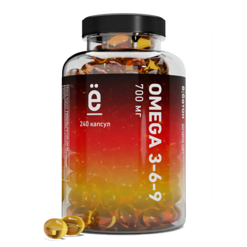 Ёбатон Omega 3-6-9 капс., 0.7 г, 240 шт. фотография