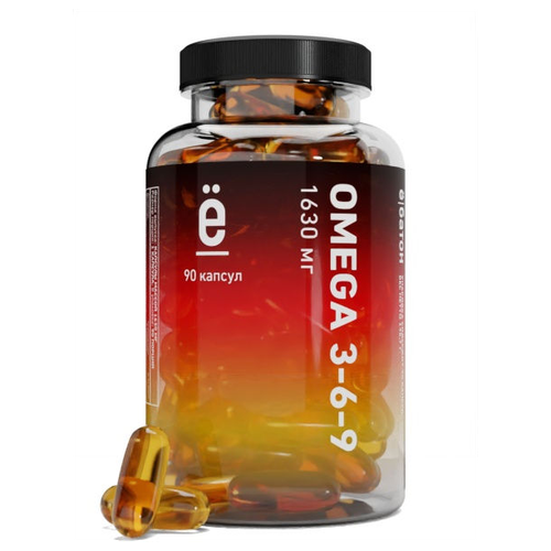 Ёбатон Omega 3-6-9 капс., 0.7 г, 90 шт. купить за 529 руб, фото