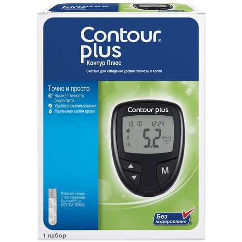 Глюкометр Contour Plus фотография