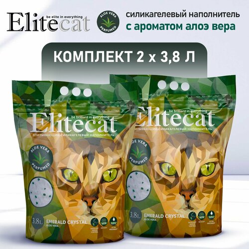 Наполнитель для кошачьего туалета впитывающий силикагель ELITECAT 