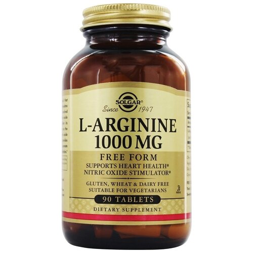 Solgar L-Arginine таб., 1000 мг, 350 г, 90 шт. фотография