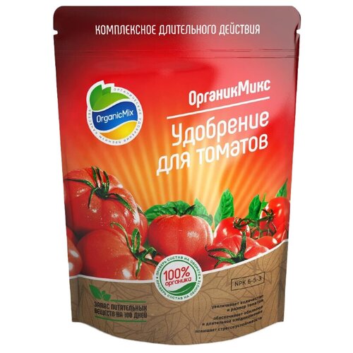 Удобрение Organic Mix для томатов, 0.85 л, 850 г, 1 уп. купить за 782 руб, фото