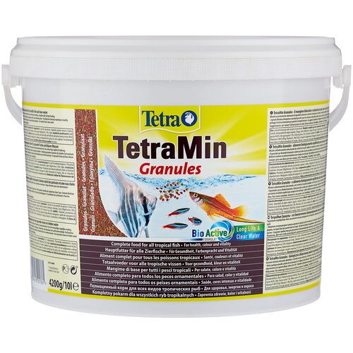 Сухой корм  для  рыб, рептилий Tetra TetraMin Granules, 10 л, 4.2 кг фотография