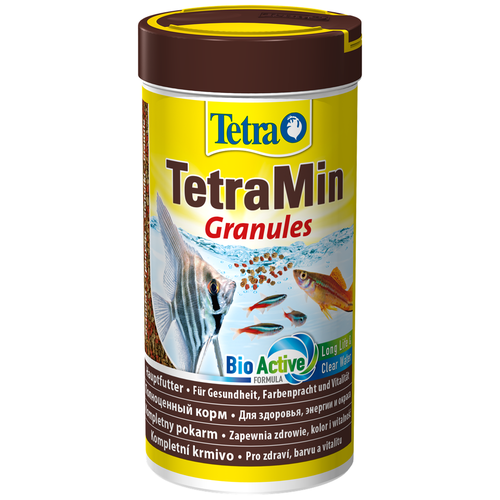 Сухой корм  для  рыб, рептилий Tetra TetraMin Granules, 250 мл, 100 г фотография