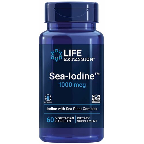 Sea-Iodine™ 1000 mcg, 60 vegetarian capsules фотография