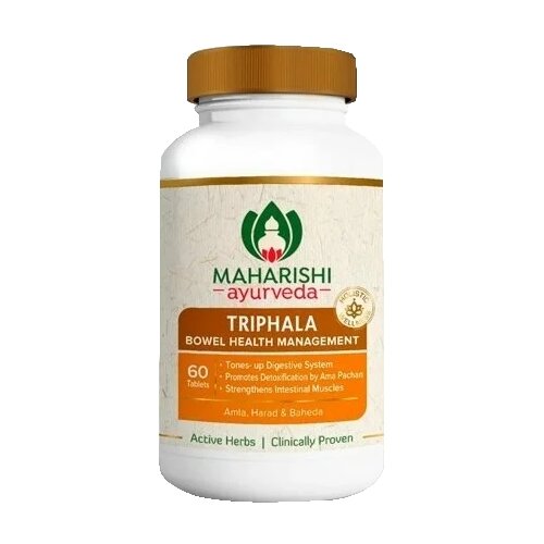 Таблетки Maharishi Ayurveda Triphala, 60 г, 1000 ME, 60 шт. фотография