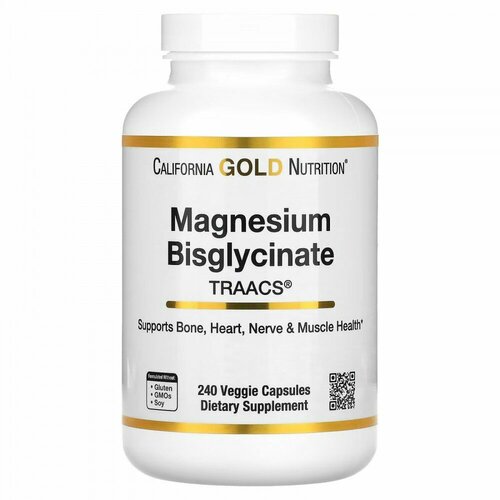 California Gold Nutrition Magnesium Bisglycinate капс. фотография