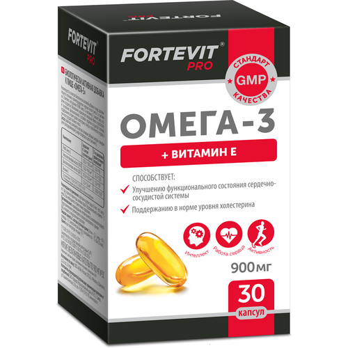 Fortevit Pro Омега-3 капс., 900 мл, 100 г, 30 шт. фотография