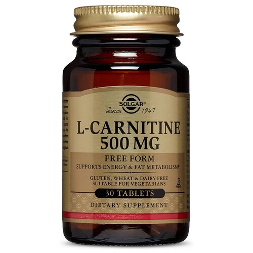 Solgar L-Carnitine таб., 500 мг, 150 мл, 130 г, 30 шт. фотография