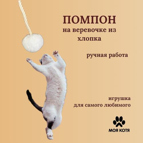 Игрушка для кошки на веревочке Моя Котя 