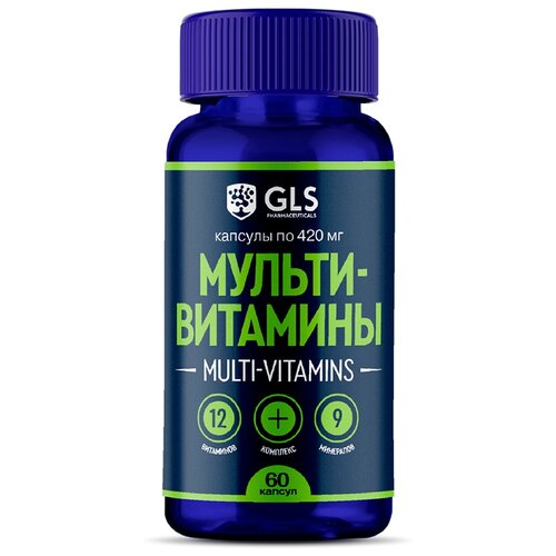 Мультивитамины GLS pharmaceuticals 12+9, 60 капс. фотография