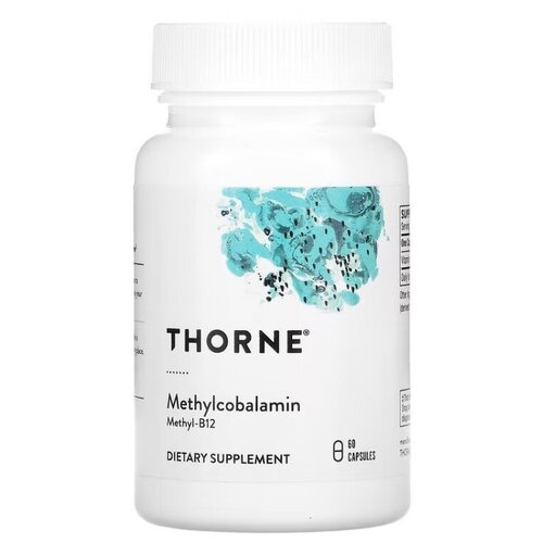 Thorne Vitamin B-12 Methylcobalamin (Метилкобаламин Витамин В-12) 1 мг 60 капсул фотография