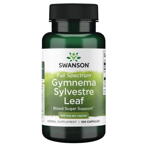 Swanson Gymnema Sylvestre Leaf 400 mg Full Spectrum (лист гимнемы обыкновенной 400 мг) 100 капсул (Swanson) фотография