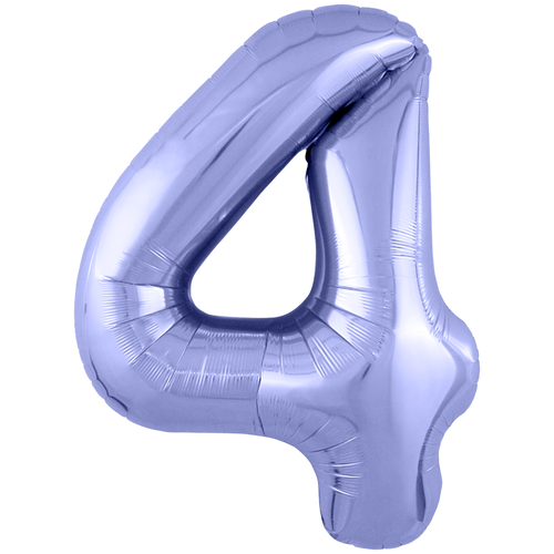 Воздушный шар Agura Slim Цифра, лавандовый купить за 436 руб, фото