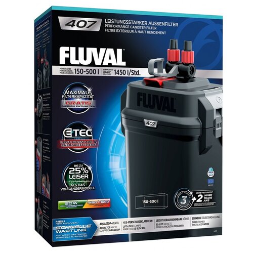 Внешний фильтр Fluval 407, 1450 л/ч, от 150 до 500 л купить за 32079 руб, фото