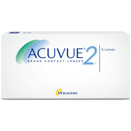 Контактные линзы ACUVUE 2, 6 шт., R 8,7, D +2,5, 1 уп. фотография