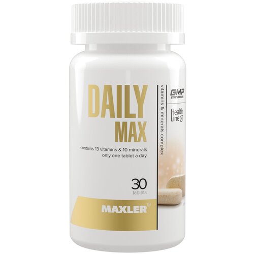 Maxler Daily Max таб., 100 мл, 50 г, 30 шт. купить за 590 руб, фото