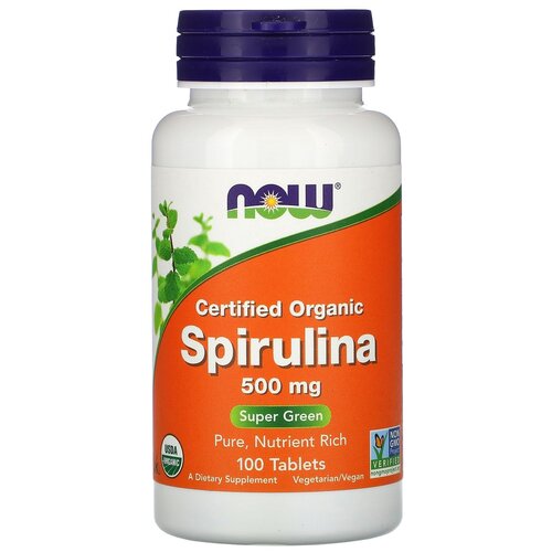 Spirulina таб., 500 мг, 150 мл, 150 г, 100 шт. фотография