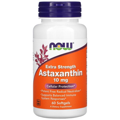 Astaxanthin капс., 10 мг, 150 мл, 70 г, 60 шт. фотография