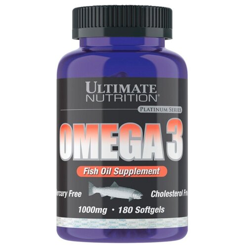 Omega 3 капс., 1000 мг, 1.405 г, 180 шт. фотография