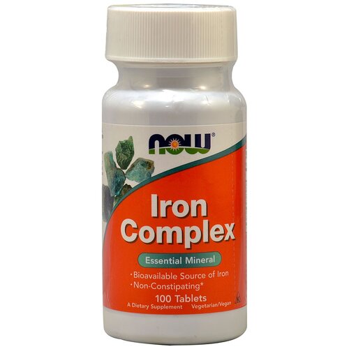 NOW Iron Complex, 150 г, 150 мл фотография