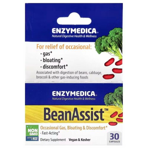 Enzymedica, BeanAssist ™, 30 капсул фотография