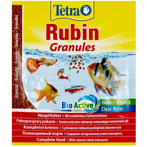 Сухой корм  для  рыб, ракообразных Tetra TetraRubin Granules, 15 г фотография