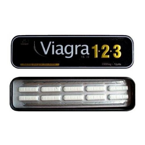 Виагра 123 (Viagra 123) - препарат для потенции 10 шт. фотография