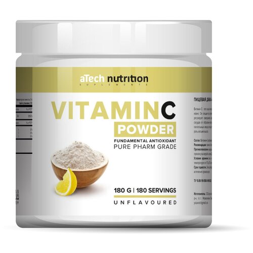 Порошок aTech Nutrition Vitamin C, 180 г фотография