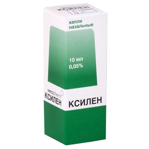 Ксилен капли наз., 0.05%, 10 мл купить за 42 руб, фото