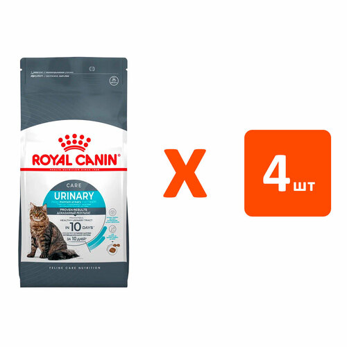 ROYAL CANIN URINARY CARE для взрослых кошек при мочекаменной болезни 2 кг х 4 шт фотография