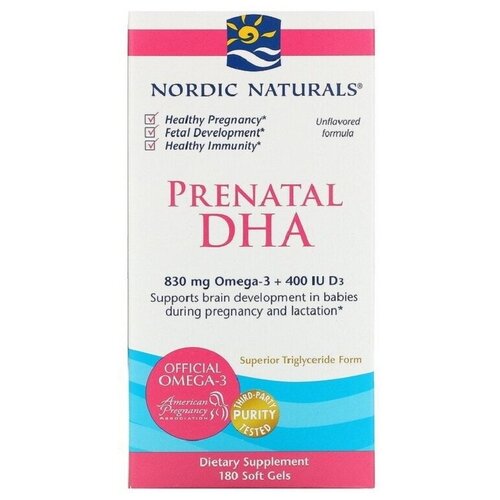 Nordic Naturals Prenatal DHA 180 капс (Nordic Naturals) фотография