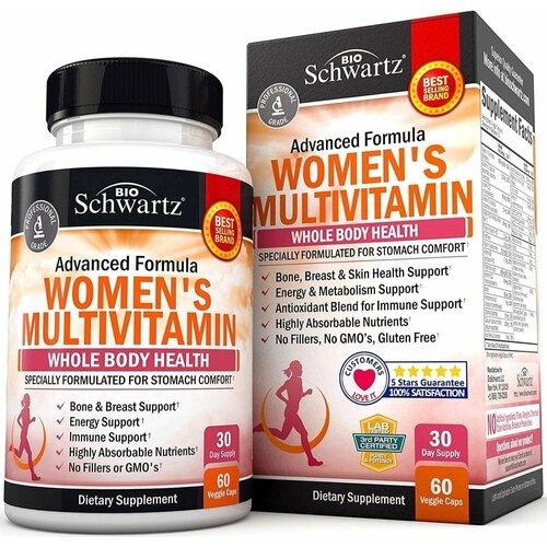 Витаминно-минеральный комплекс для женщин, BioSchwartz Womens multivitamin, 60 капсул фотография