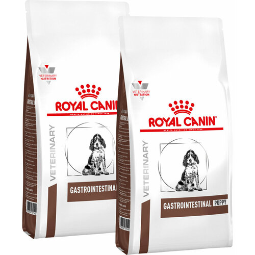 ROYAL CANIN GASTROINTESTINAL PUPPY для щенков при заболеваниях желудочно-кишечного тракта 1 + 1 кг фотография