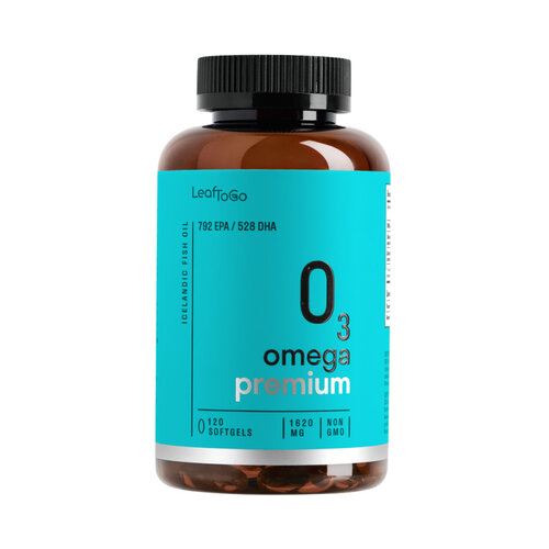 LeafToGo Omega 3 Premium, 1620 мг, 120 шт. фотография