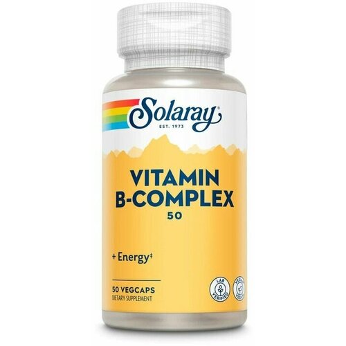 Vitamin B-Complex 50 mg, 50 VegCaps фотография