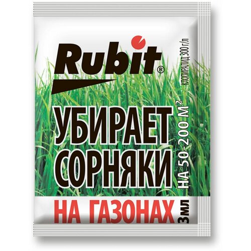 Средство от сорняков для газона Rubit БИС-300 3 мл фотография