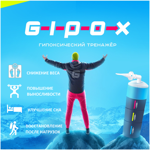 Gipox старт - портативный дыхательный тренажер фотография