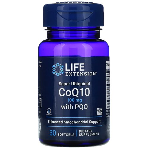 Капсулы Life Extension Super Ubiquinol CoQ10 with PQQ, 50 г, 100 мг, 30 шт. фотография