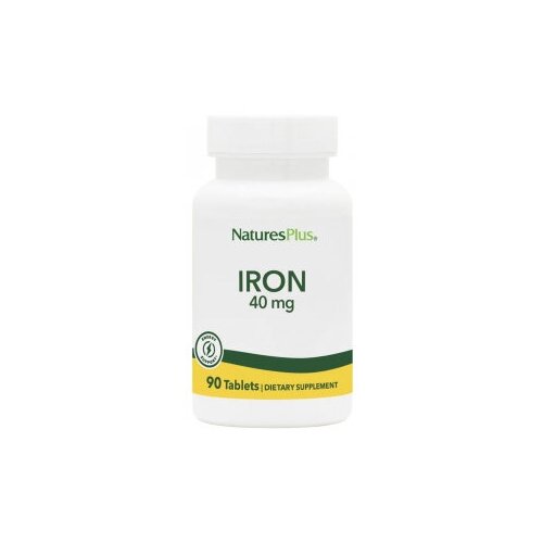 Natures Plus Iron 40 мг 90 таблеток фотография